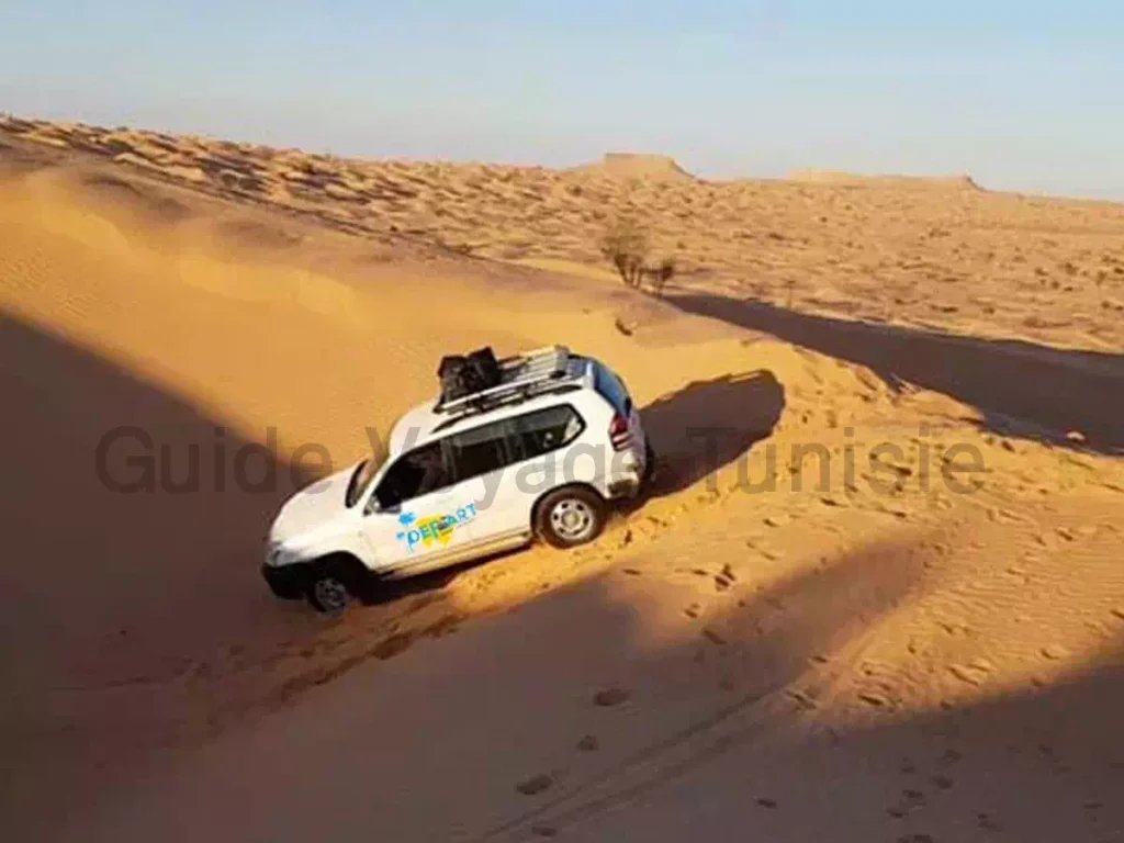 Randonnée au désert tunisien