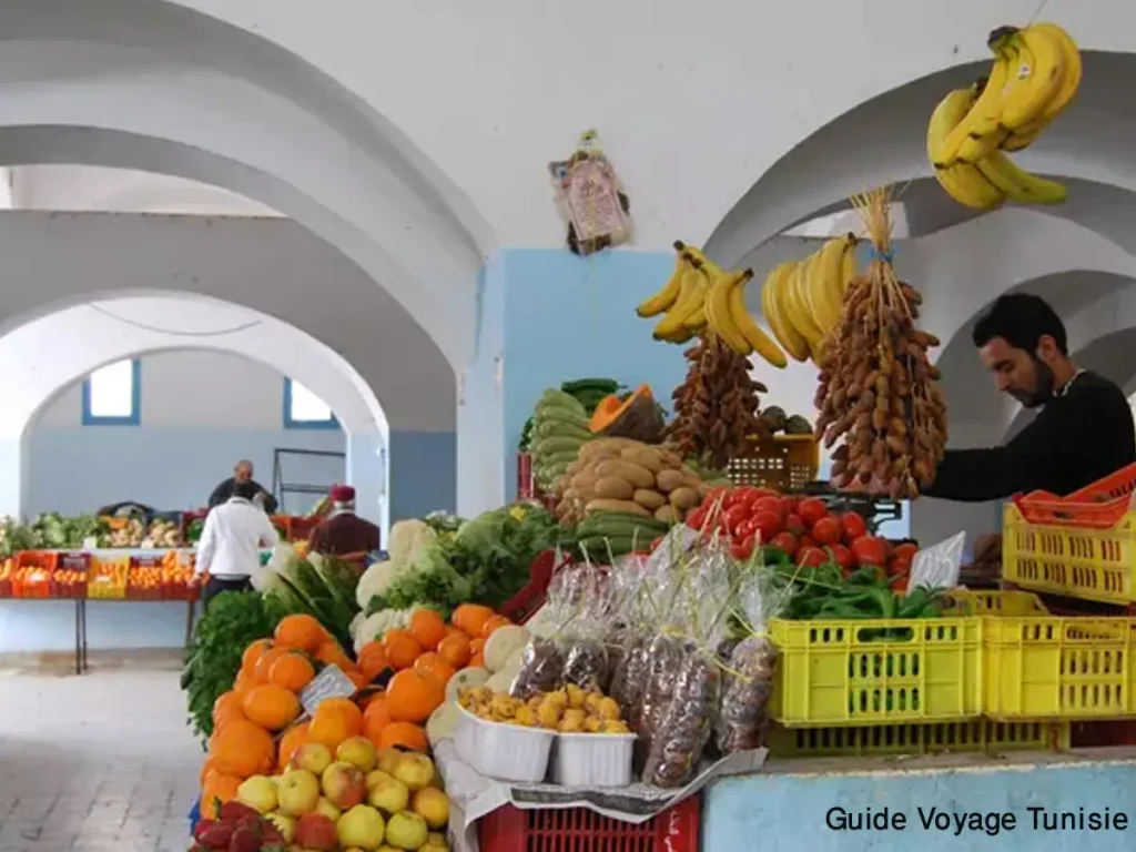 Marché de fruits et légumes Houmt Souk Djerba