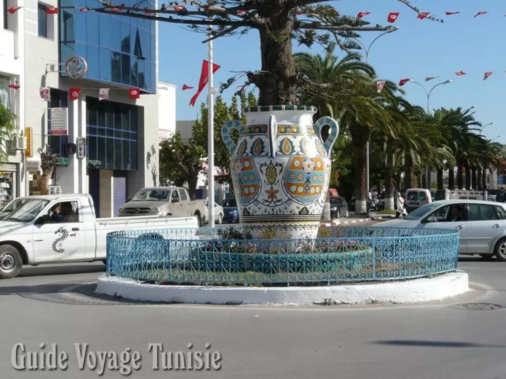 La ville de Nabeul au Cap Bon Tunisie