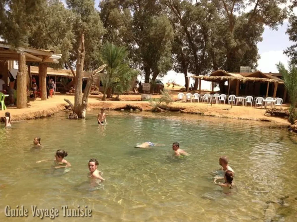 Ksar Ghilane hot spring : La source d'eau chaude de Ksar Ghilane